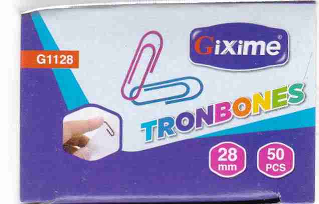 trombone 28mm couleurs r2104