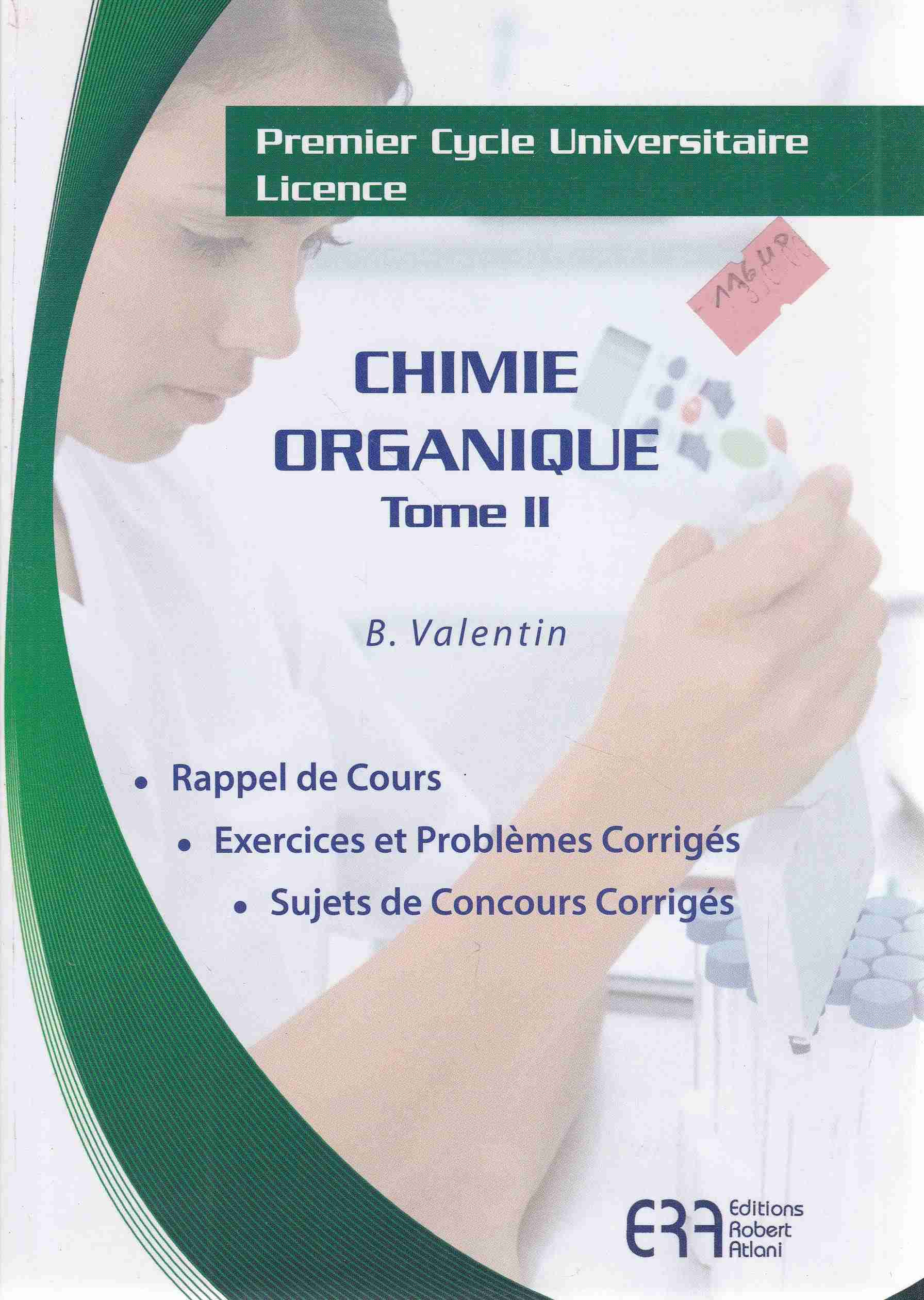 premier cycle licence chimie organique t2
