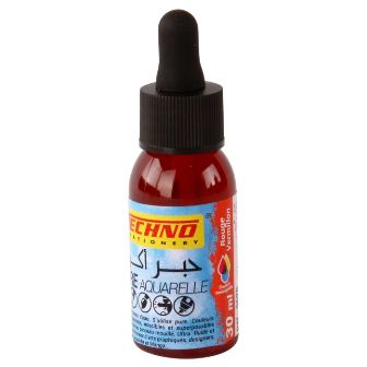 encre aquarelle 30ml rouge vermillon