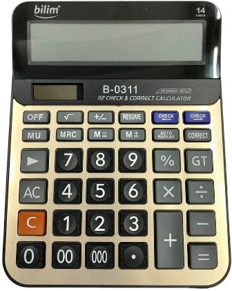 Librairie Bouarroudj - CALCULATRICE DE BUREAU 14 DIGITS B-0311
