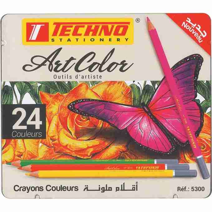 crayon couleurs artcolor b metal 24p tec 5300