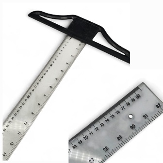 regle te 80cm en plastique rs9780