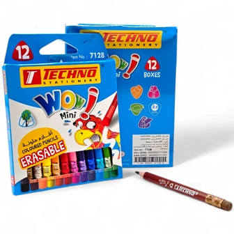 crayon couleur mini de 12 wow tec 7128