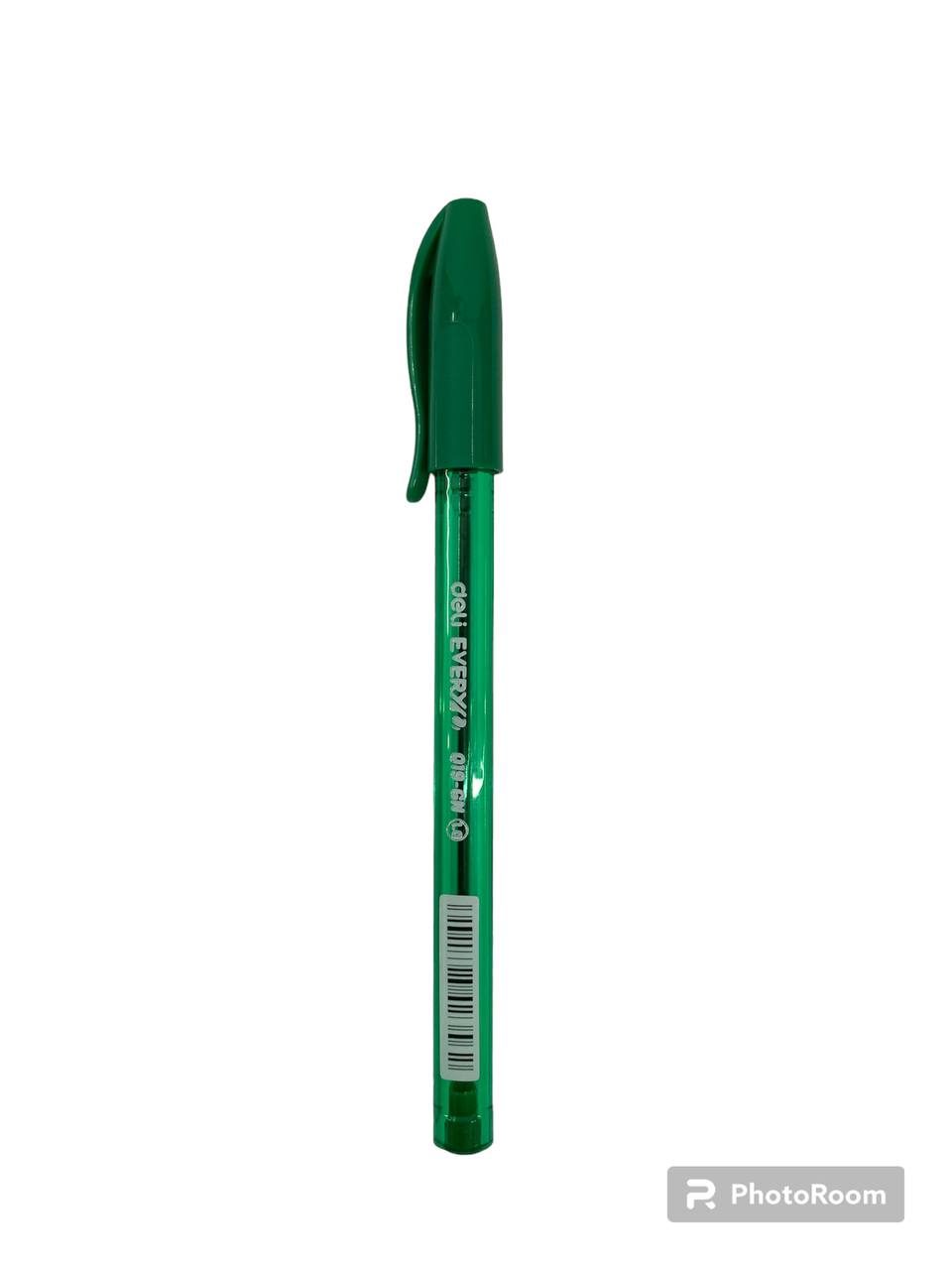 stylo vert 1mm everyu deli wq19