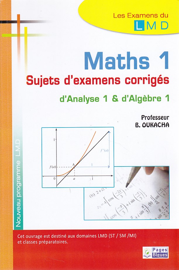 maths 1 sujets dexamens corriges