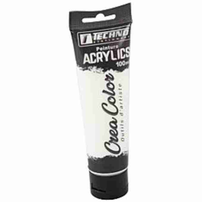 acrylique 100ml creacolor blanc 5660