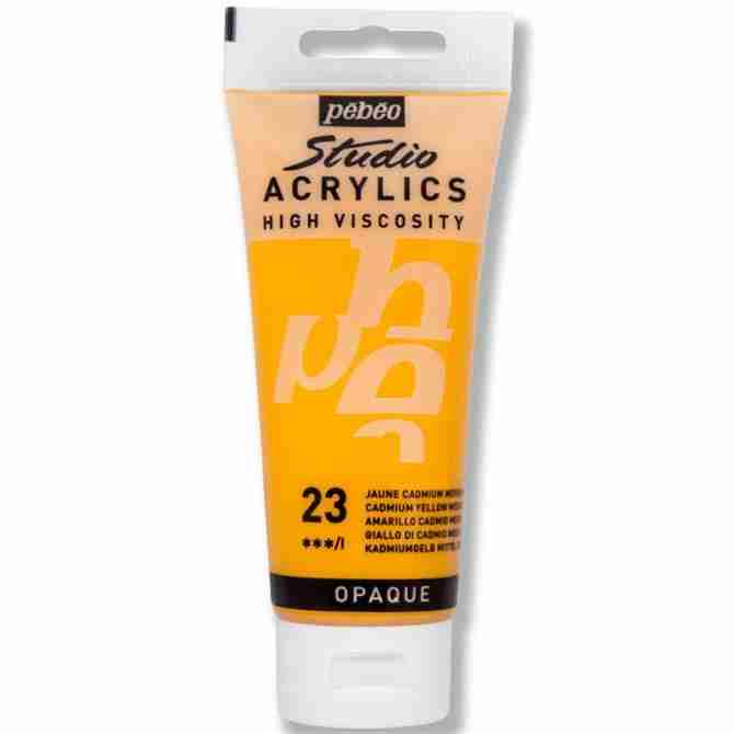 acrylique 100ml n° 23 jaune cadium