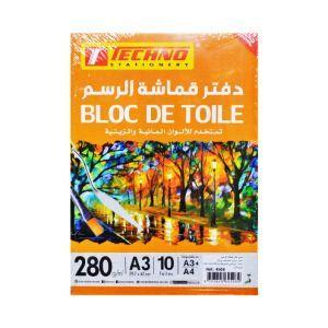 bloc de toile a3 tec 4508
