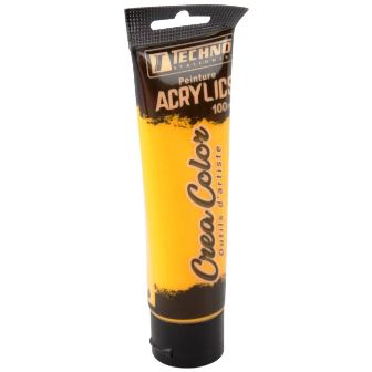 acrylique 100ml creacolor jaune prim 5664