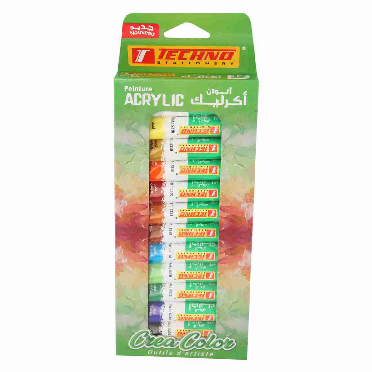 acrylique 12 clrs 12ml creacolor 5338