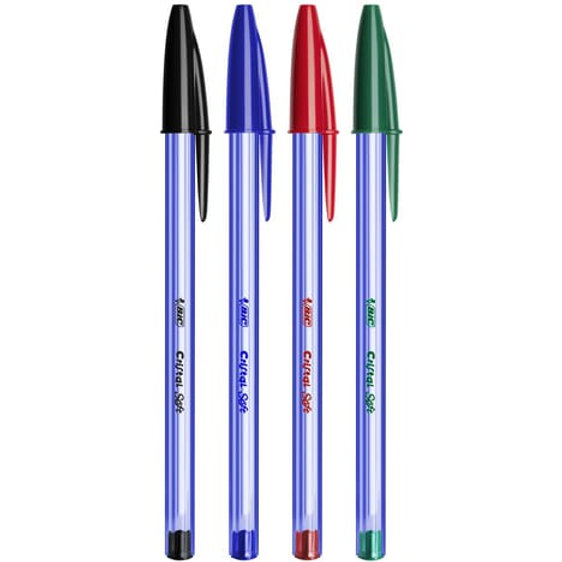 stylo rouge bic cristal