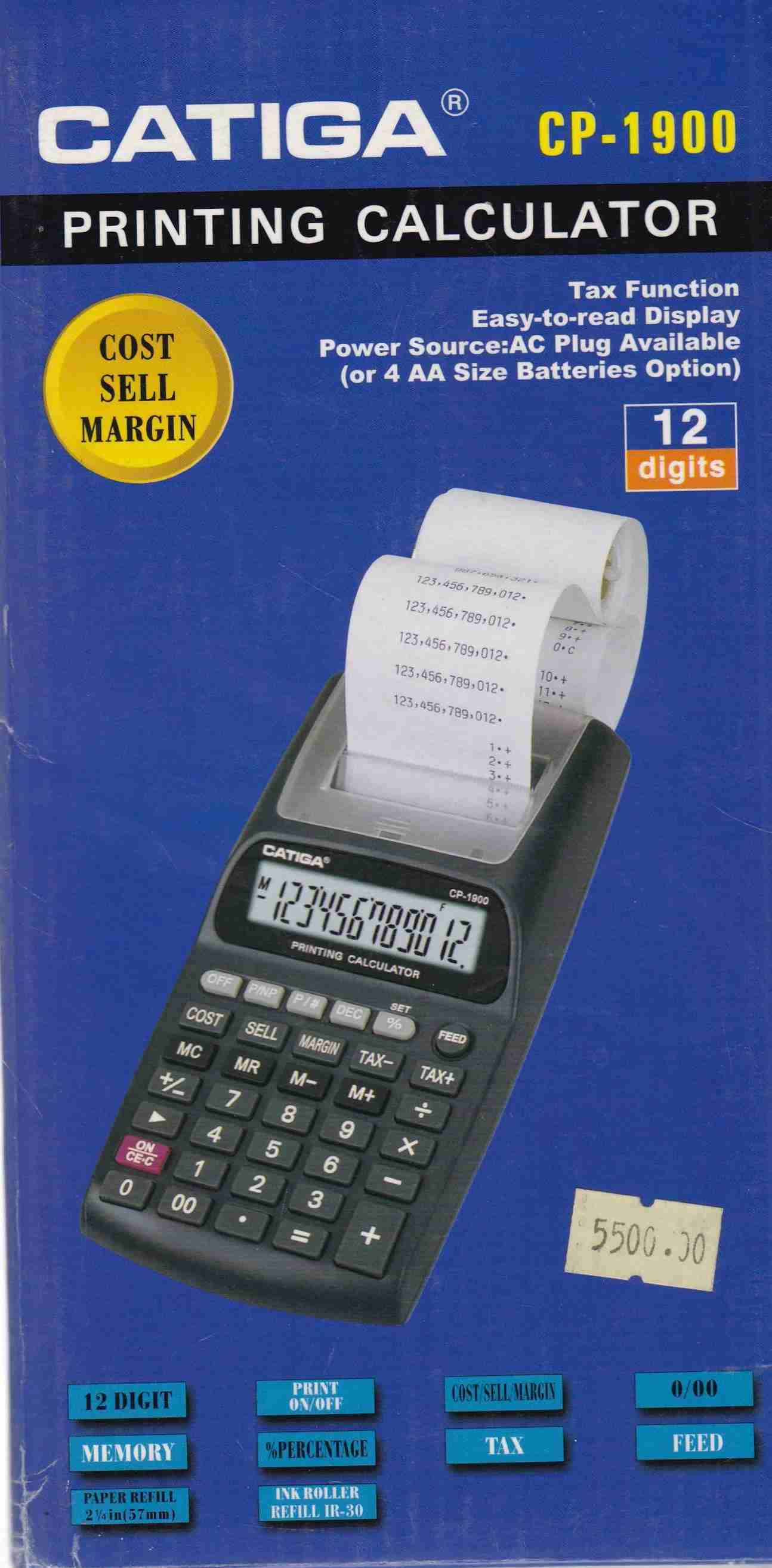 calculatrice rubon catiga 1900 bti