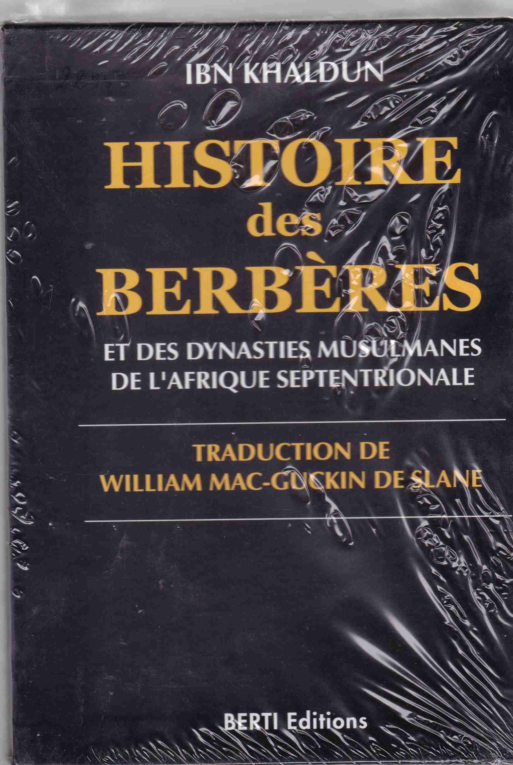 histoire des berberes ibn khaldoun