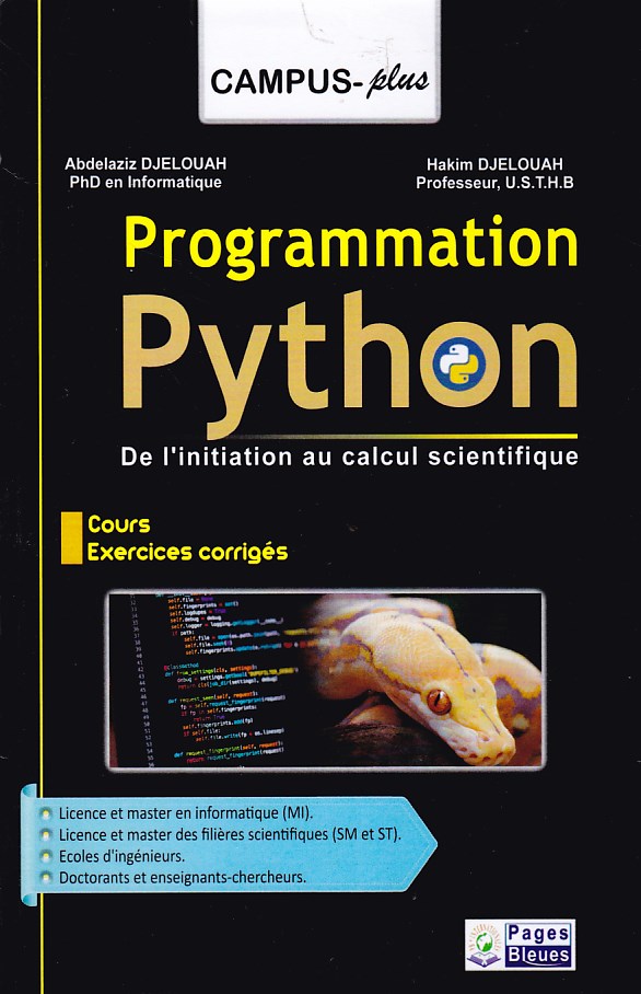 programmation python cours exercices