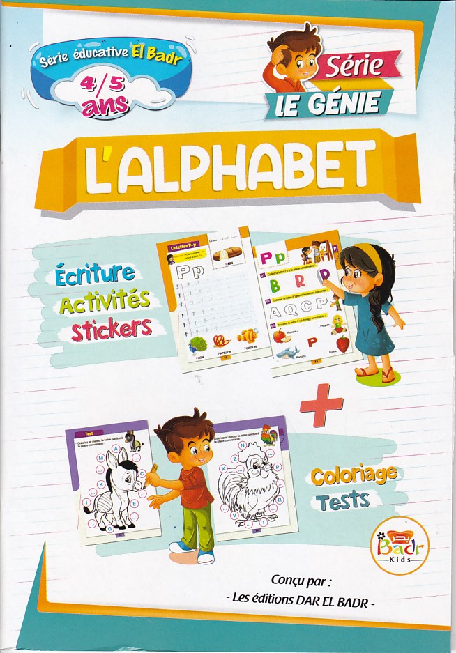Librairie Bouarroudj - SERIE LE GENIE L'ALPHABET4/5 ANS
