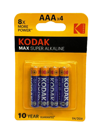 pile kodak r3 4pcs max alkaline