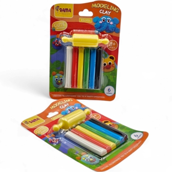 pate a cire 6clrs+1moule 76grs rama 2451