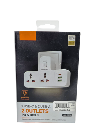 trip.outlets 2 prise+2 usb + 1 typc