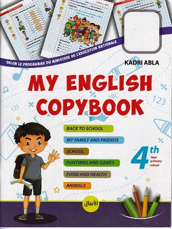 Librairie Bouarroudj - MY ENGLISH COPY BOOK 4AP