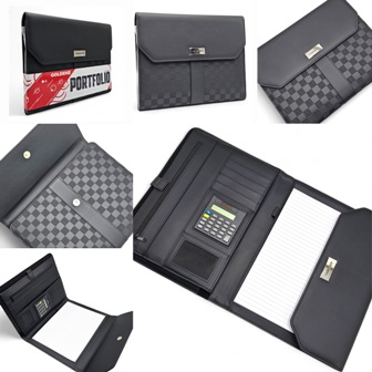 porte folio a carreau/beige/gris sbm 72215.22