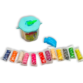 pate a sel 12clrs+moules cleo 31015