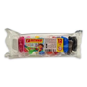 pate slime clayo 12 clrs tec 8846