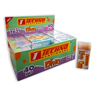 gomme fantaisie dino tec 7627