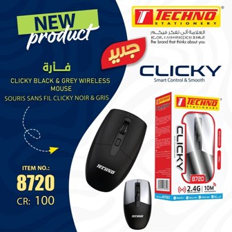 souris s/fil clicky tec 8720