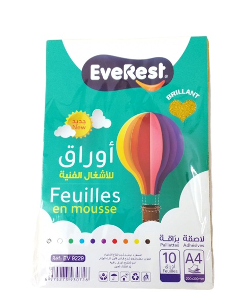 mousse adhesives a4 bilim m.couleurs