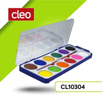 aquarelle ecolier 12 couleurs cl10304