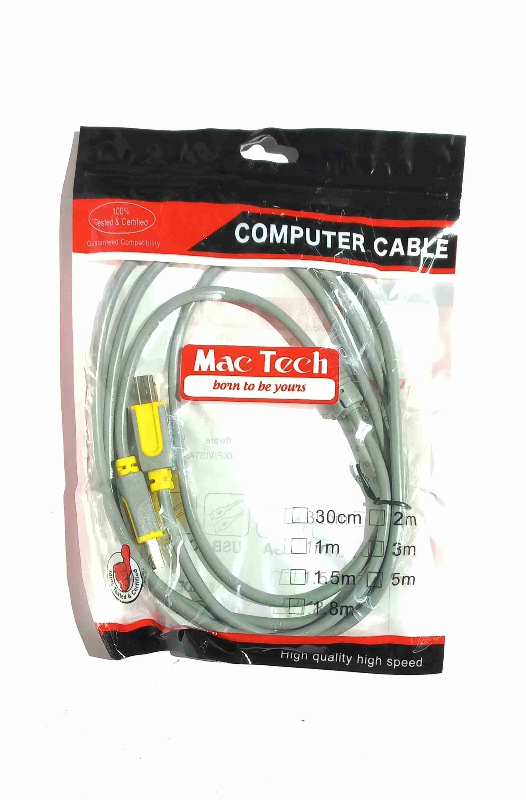 cable usb2 1.5m mactech