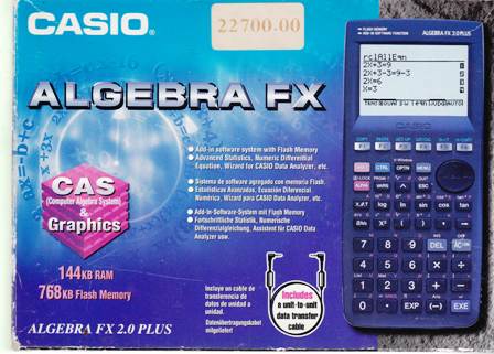 calculatrice graphique casio algebra