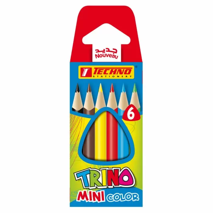 crayon couleur 6 mini tec 5292