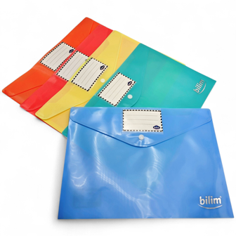 pochette bouton en pvc a4 bilim 0140