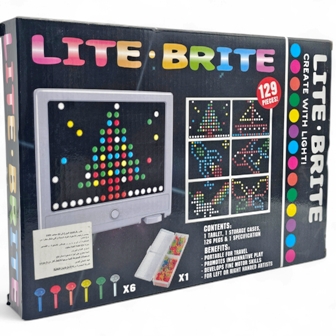 Librairie Bouarroudj - JEUX BOIS LITE BRITE 653-3