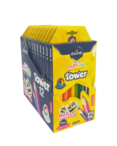 Librairie Bouarroudj - CRAYON COULEUR JUMBO EXINE