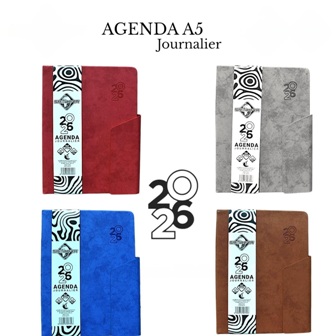 agenda journalier a5 2026 sambara 2724