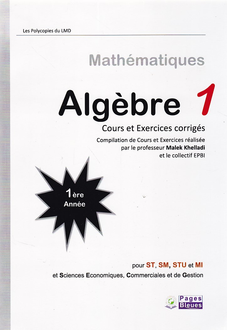 algebre 1 cours et exercices