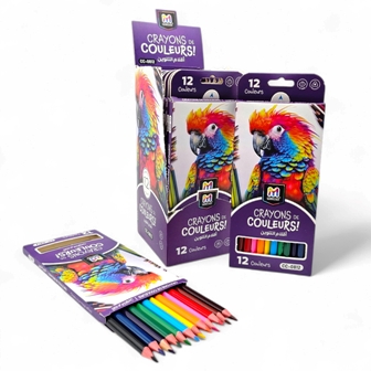 crayon couleur 12 gm mobs 812