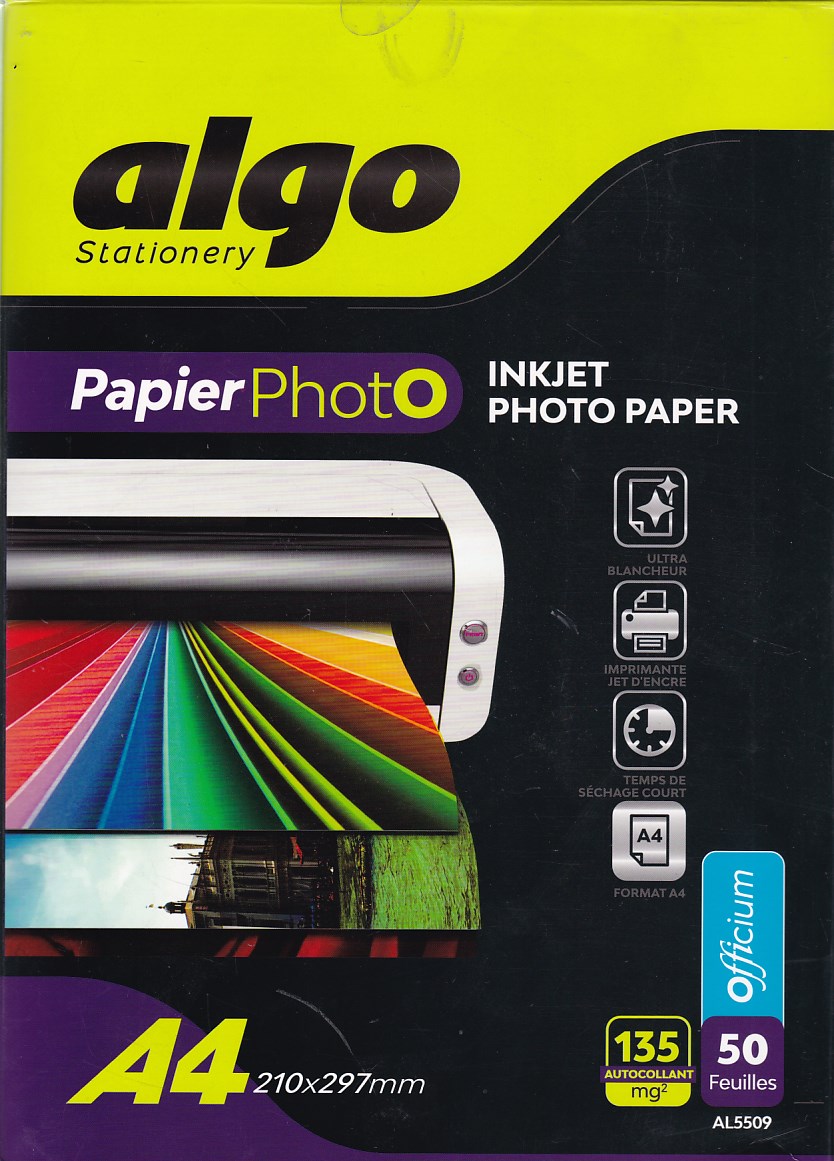 papier photo 135g df algo  5508