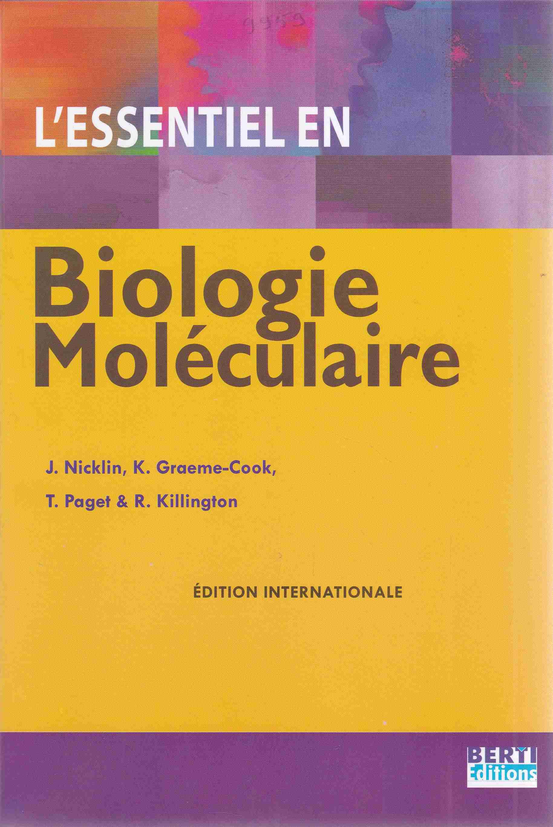 l'essentiel biologie moleculaire